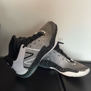 Stylish Black and White Athletic Sneakers